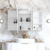 LED Maci 1200(W)x750(H) White Shaving Cabinet - Premium Edition