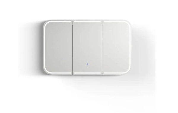 LED Maci 1200(W)x750(H) White Shaving Cabinet - Premium Edition