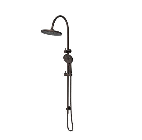 Mica Gooseneck Dual Shower Rail