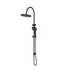 Mica Gooseneck Dual Shower Rail