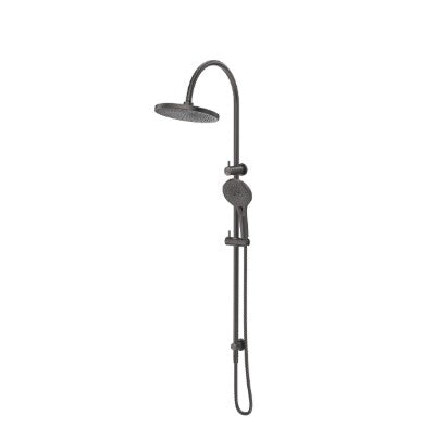 Mica Gooseneck Dual Shower Rail