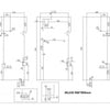 Fully Frameless 900 x 900 Square Shower Screen