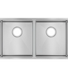 Select 820 Round Corners Double Bowls Sink