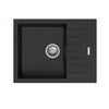 Black 650 Single Bowl Granite Sink