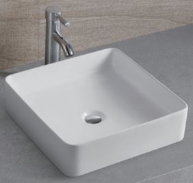 Tia 400mm Ultra slim Square Basin