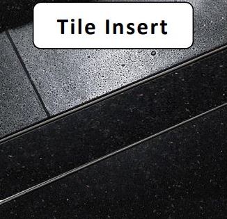 Tile Insert 600mm-1800mm Shower Grate With Lip
