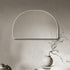 Arch 1500 Matte White Framed Mirror