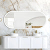 Oval 1800x750mm LED Mirror