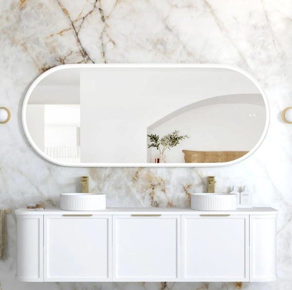 Oval 1800x750mm LED Mirror