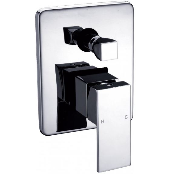 Cube Shower Mixer With Diverter