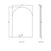 Arch 1000mm W x 1500mm H Frameless LED Mirror