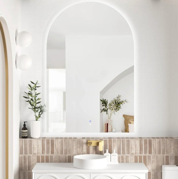Arch 1000mm W x 1500mm H Frameless LED Mirror