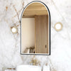 Arch 1200(H)x800(W) Black Metal Frame LED Mirror