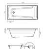 Novara Inset Bath