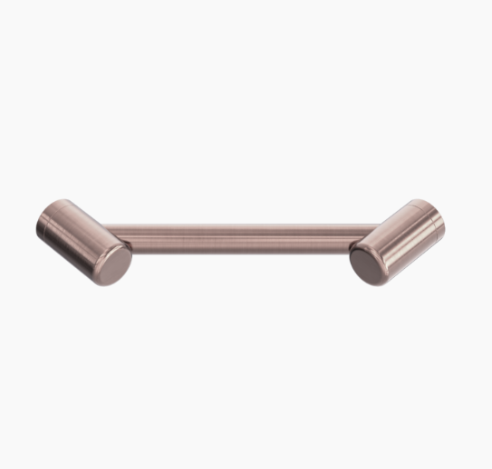 MECCA Care 215mm Brushed Bronze Footrest Corner Grab Rail