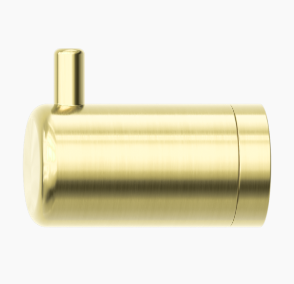 MECCA Care Brushed Brass Wall Hook