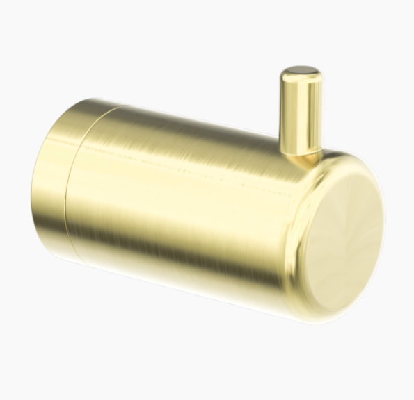 MECCA Care Brushed Brass Wall Hook