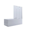 1200mm Bifold Double Door Bath Screen