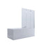 1200mm Bifold Double Door Bath Screen