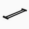 MECCA Care 600/900mm Matte Black Double Grab Towel Rail