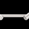 MECCA Care 215mm Brushed Nickel Footrest Corner Grab Rail