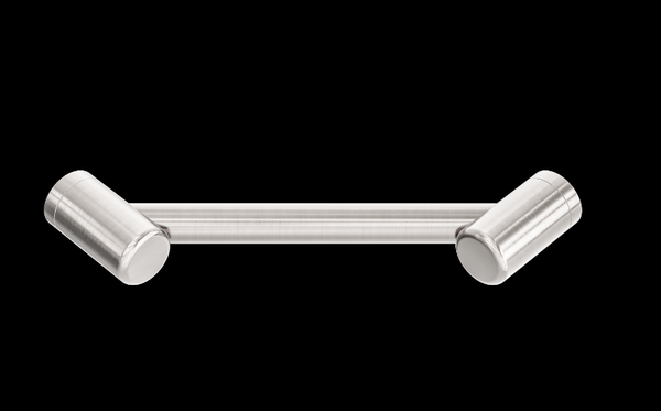 MECCA Care 215mm Brushed Nickel Footrest Corner Grab Rail