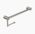 MECCA Care Brushed Nickel 25mm Toilet Roll Rail 300/450mm