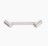 MECCA Care 215mm Brushed Nickel Footrest Corner Grab Rail