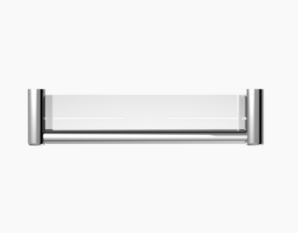 MECCA Care Chrome Grab rail With Shelf 300/450mm