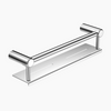 MECCA Care Chrome Grab rail With Shelf 300/450mm