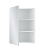 Corner 608 x 800mm White Mirror Cabinet