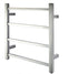 Cubo Chrome 500 Square 4 Bar Heated Towel Rail