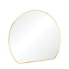 Sunrise Urban Brass Round Framed Mirror
