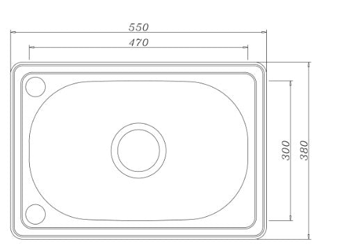 Gravity laundry sink