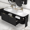 Black Hampshire 1500mm Wall Hung Vanity