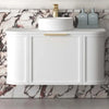 White Hampshire 900mm Wall Hung Vanity