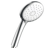 Willow Curved Short Tail shower Set- Chrome & White
