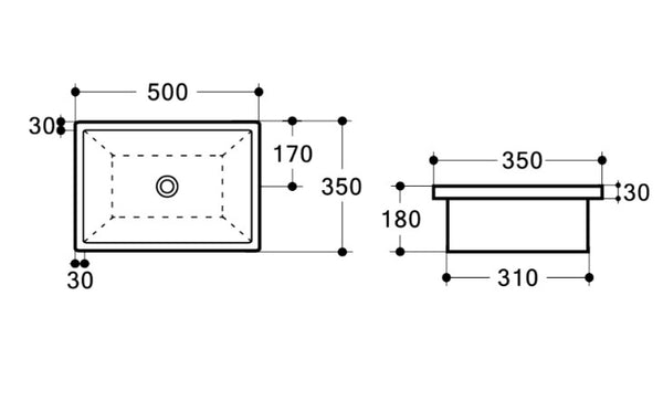 Lexar 500 Undermount Basin