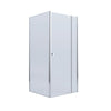 Linear Chrome Semi Frameless Showerscreen