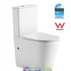 Macey Matte White Toilet Suite