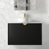 Finley Matte Black 900mm Wall Hung Vanity