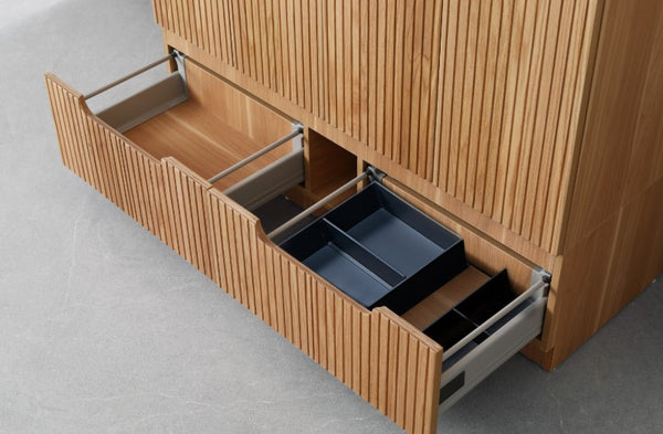 Mason 750mm-1500mm Rosewood Floorstanding Vanity