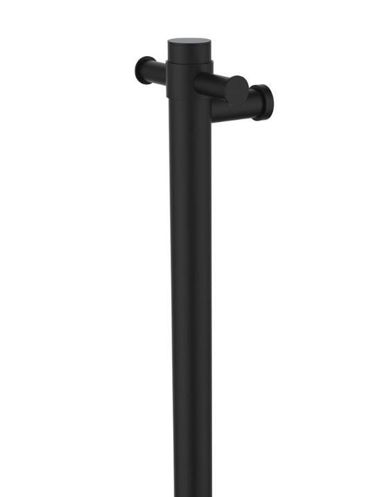 230V Matte Black Vertical Heated Towel Rail