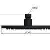 Meir 300mm Round Shower Head