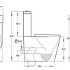 Milos Matte White Toilet Suite