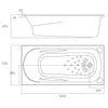 Mina Insert Bath 1500-1800mm