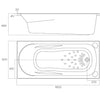 Mina Insert Bath 1500-1800mm