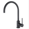 Round Mini Gooseneck Sink Mixer- Gun Metal