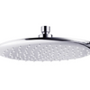 Willow Curved Short Tail shower Set- Chrome & White