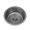 424mm Grey Round Kitchen Sink